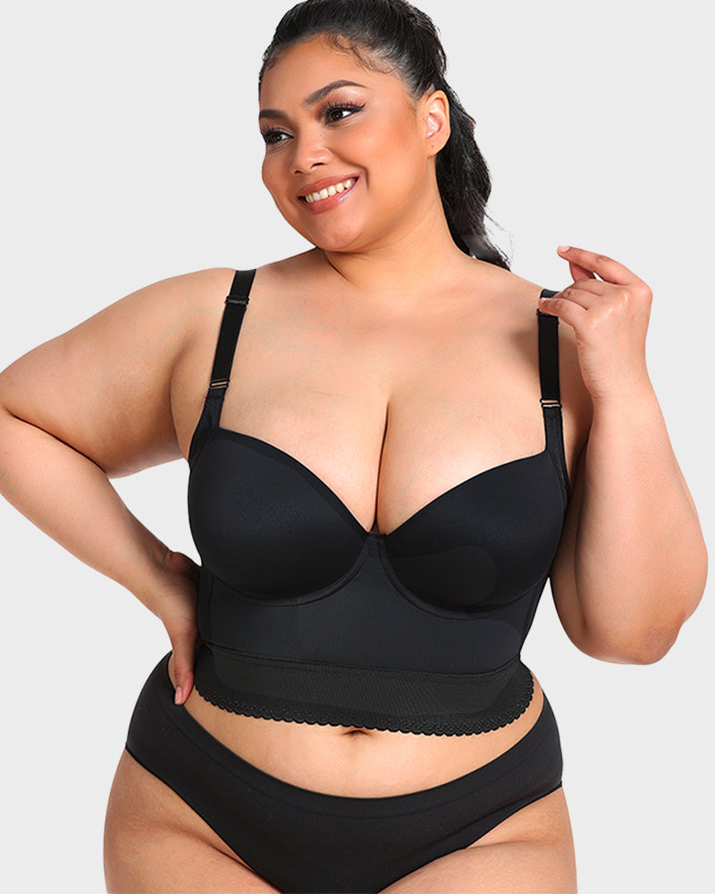 Soutien-gorge push-up longiligne avec effet gainant intégré SheCurve®