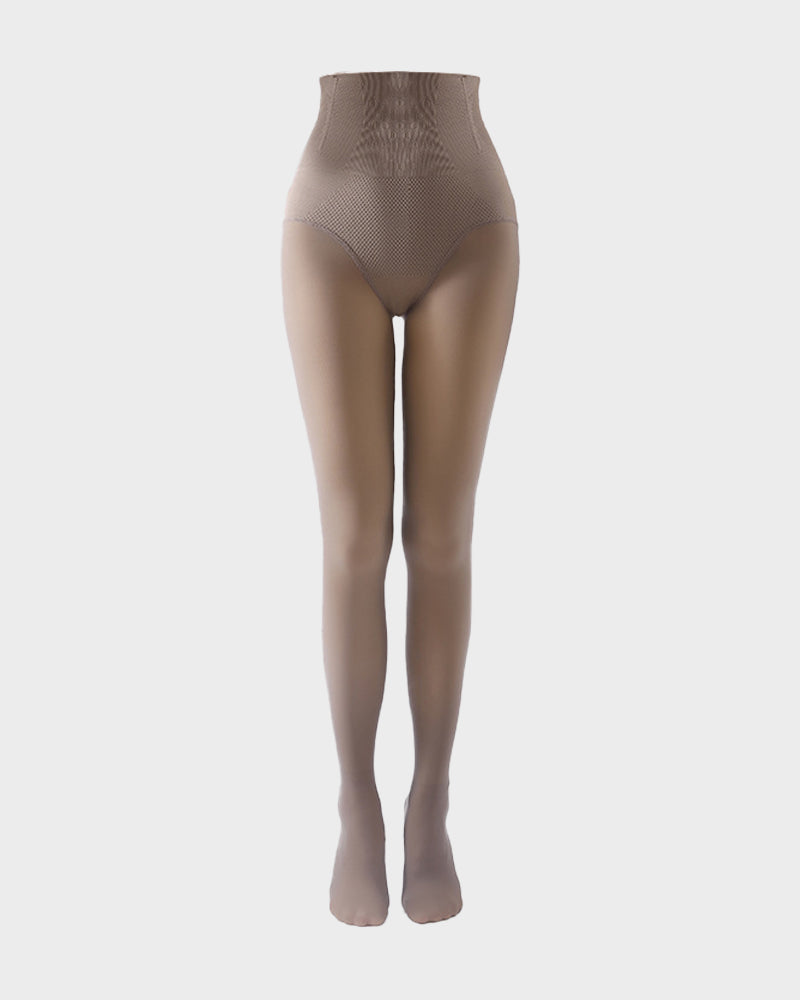 Collants sculptants taille haute doublés en polaire