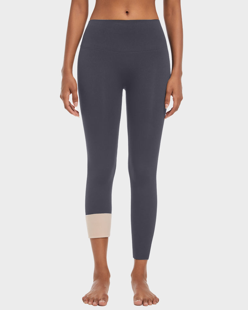 Legging taille haute avec doublure en polaire légère pour rehausser les fesses 