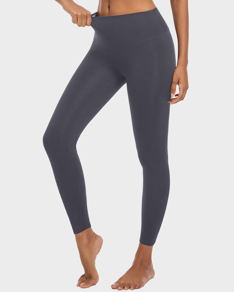 Legging taille haute avec doublure en polaire légère pour rehausser les fesses 