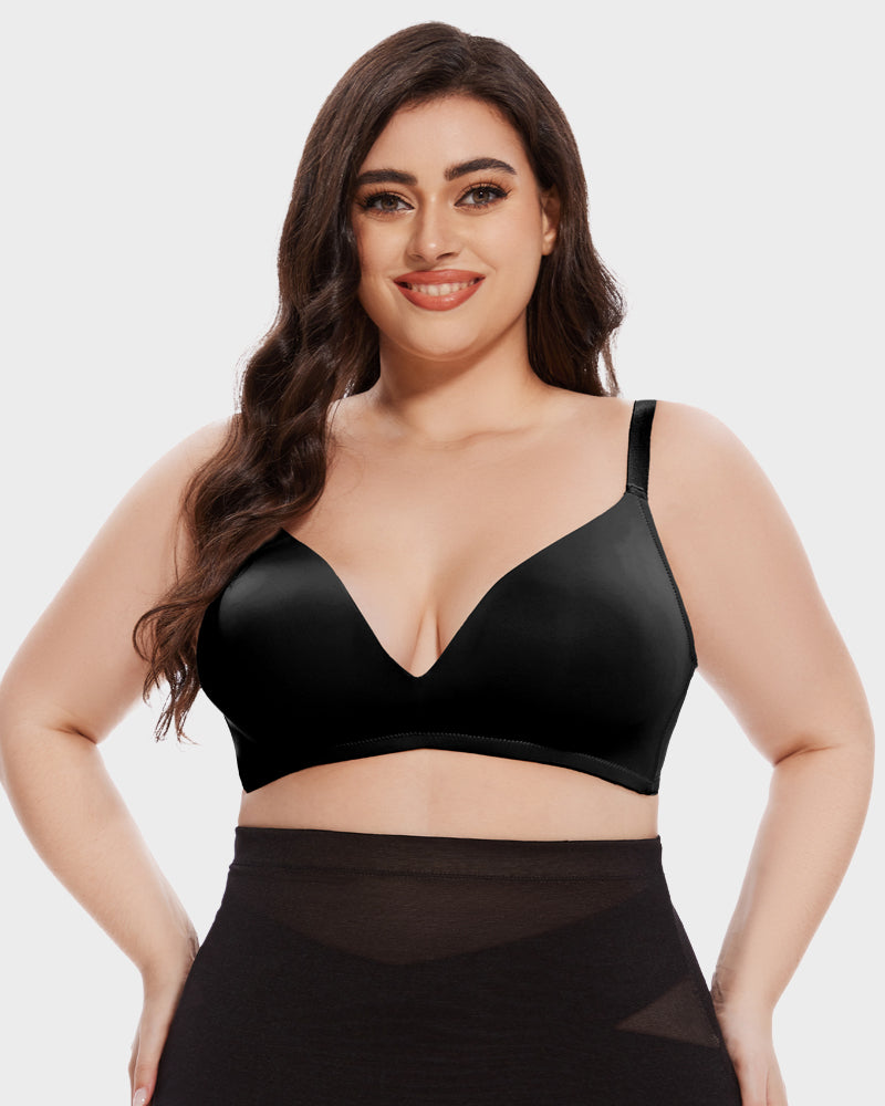 Soutien-gorge moulé sans armatures en une seule pièce sans couture