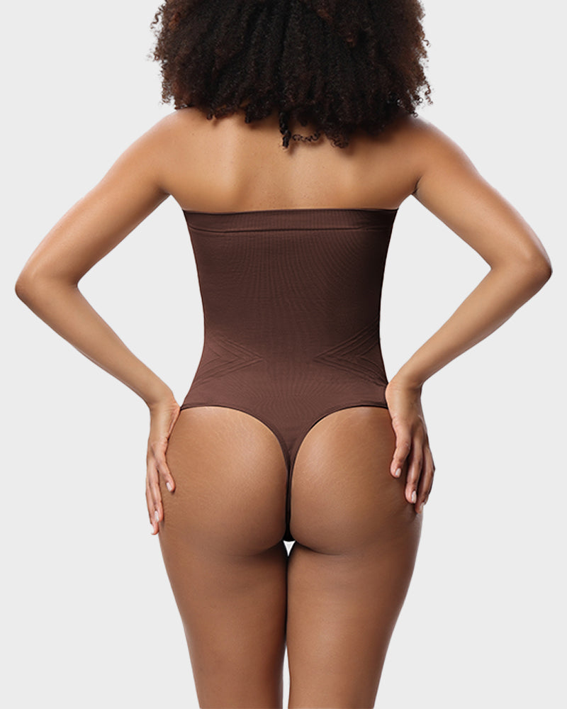 Body moldeador bandeau sin costuras con tirantes extraíbles