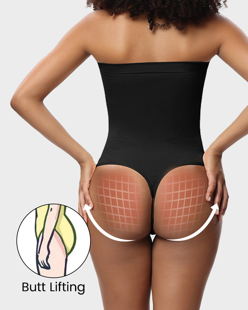 Body moldeador bandeau sin costuras con tirantes extraíbles