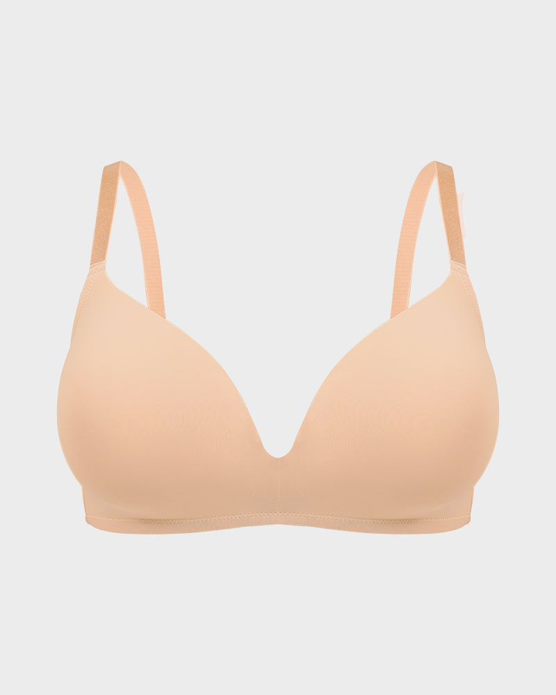 Soutien-gorge moulé sans armatures en une seule pièce sans couture