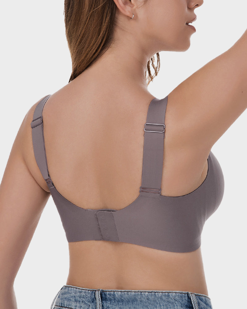 Soutien-gorge moulant à devant en maille