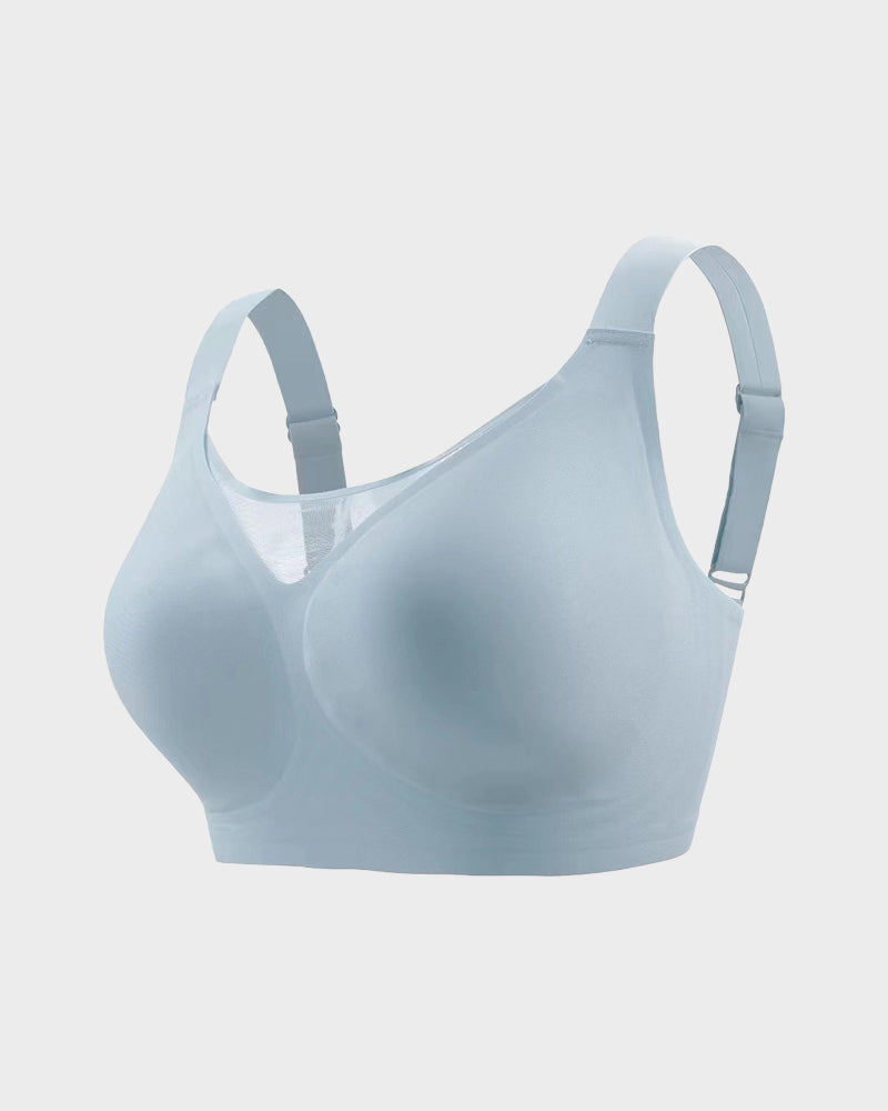 Soutien-gorge moulant à devant en maille