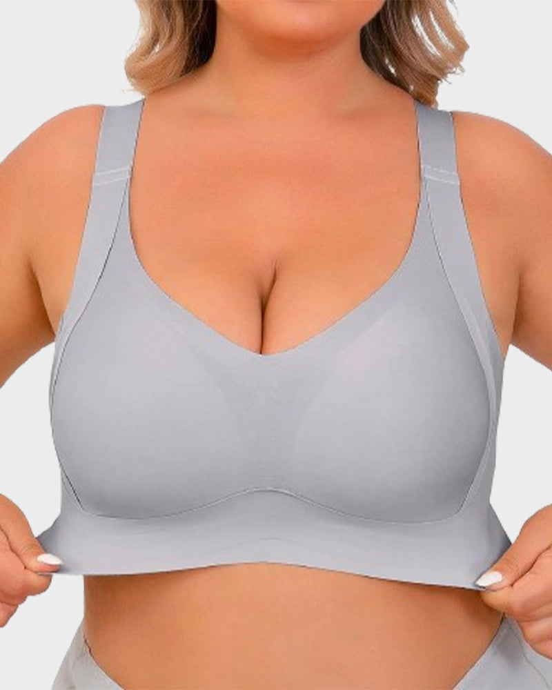 Daily Comfort Wireless Shaper Bra-Grey