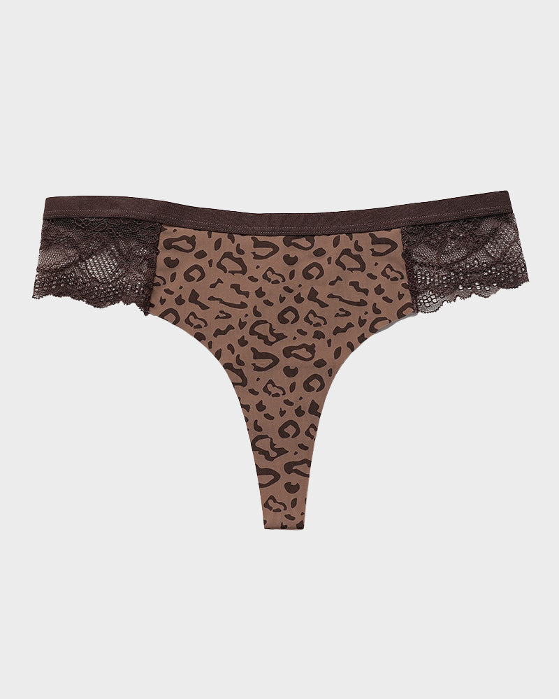 Culotte string en dentelle confortable sans coutures SheCurve®