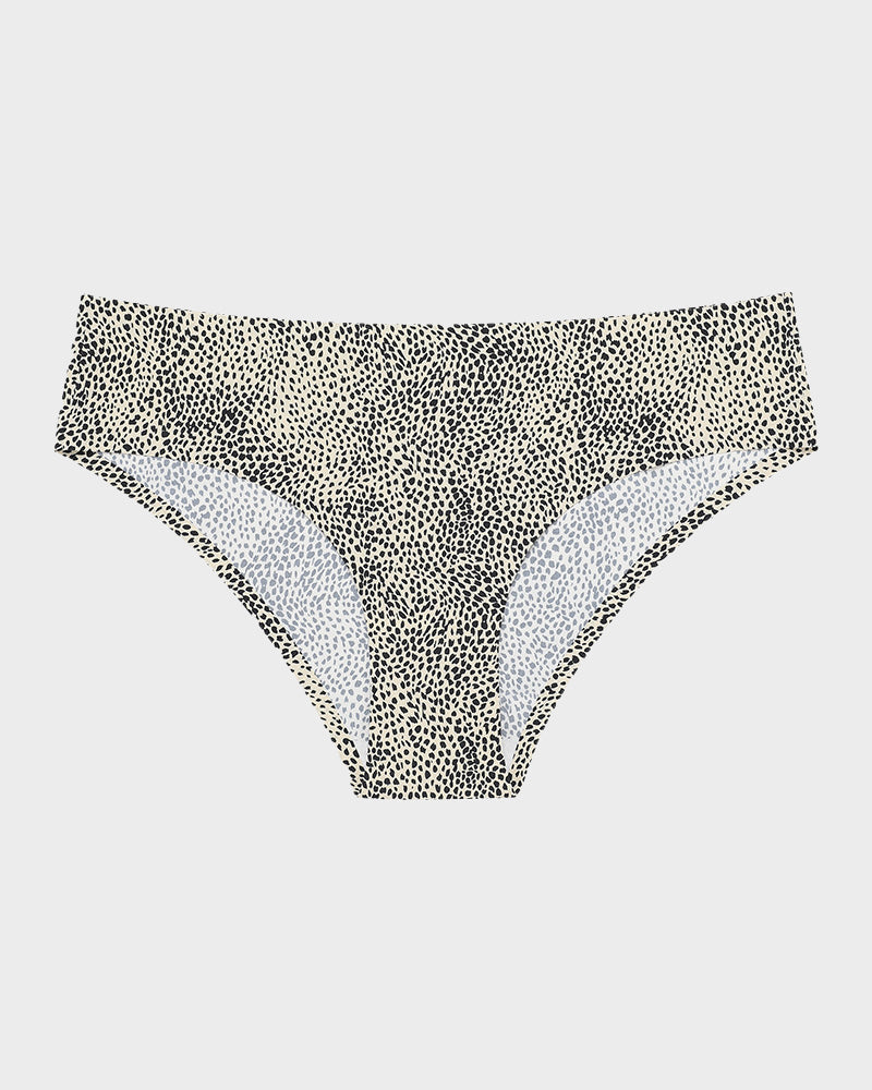 Low-Rise Animal Print Seamless Cheeky Panty