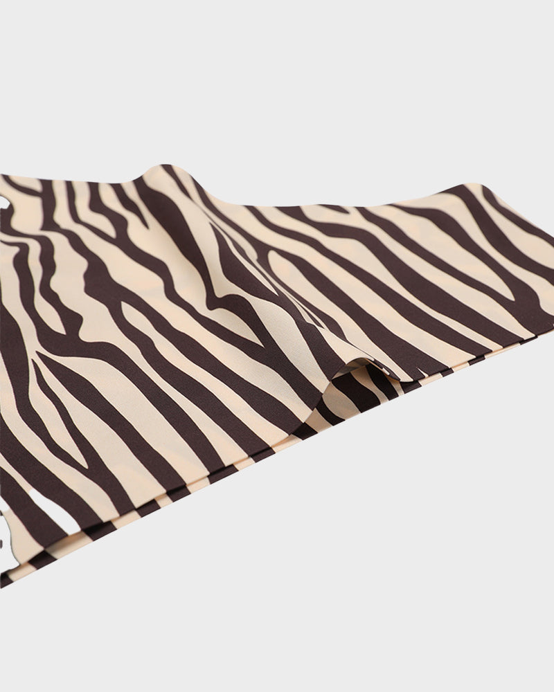 Culotte Cheeky taille basse sans coutures à imprimé animalier SheCurve®