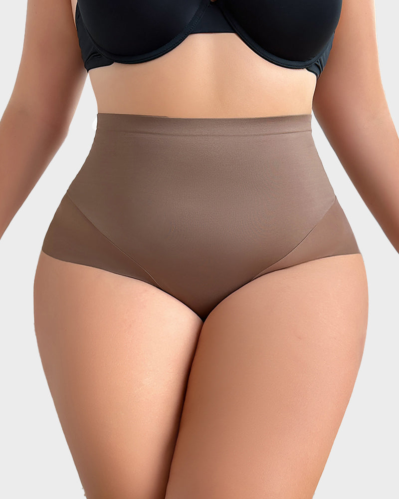 High-Rise Seamless Tummy Control Shaping Brief Panty