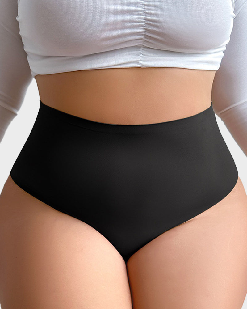 Culotte string gainante taille haute sans coutures SheCurve®