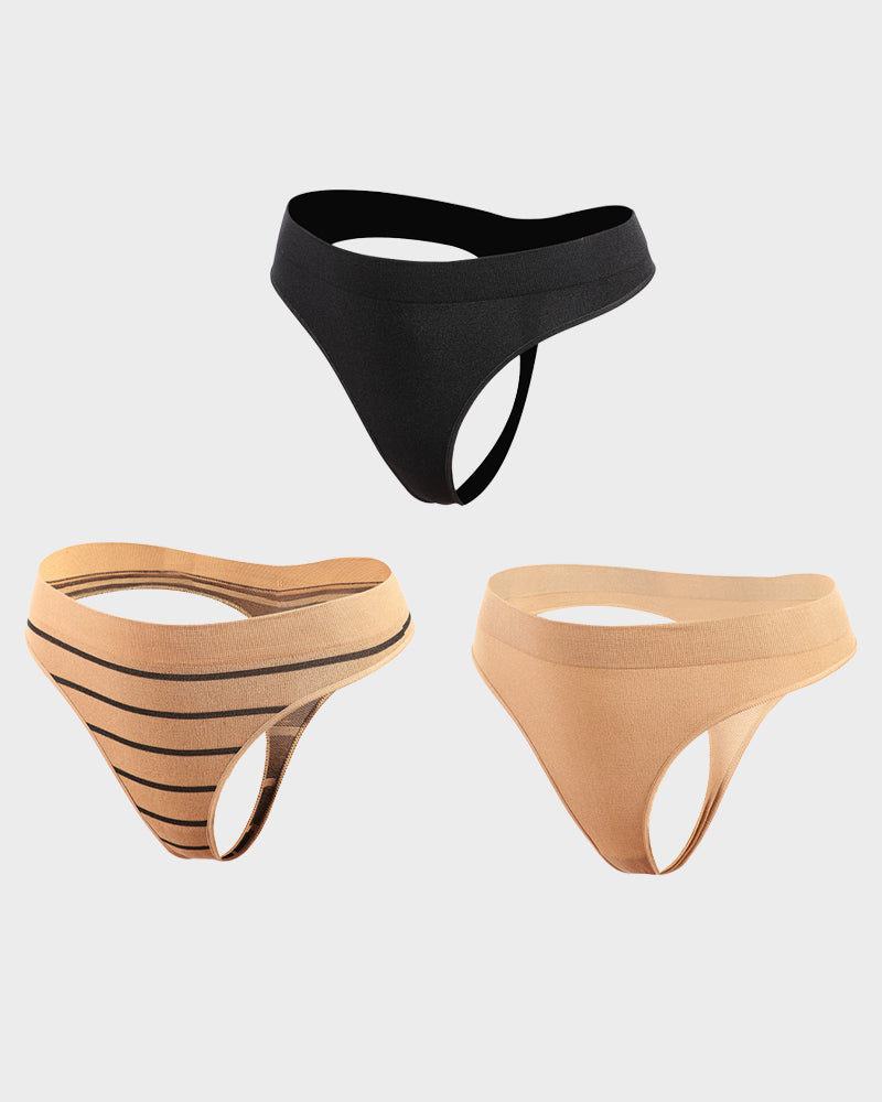 Comfy Low-Rise Thong Panty (3 Pack)