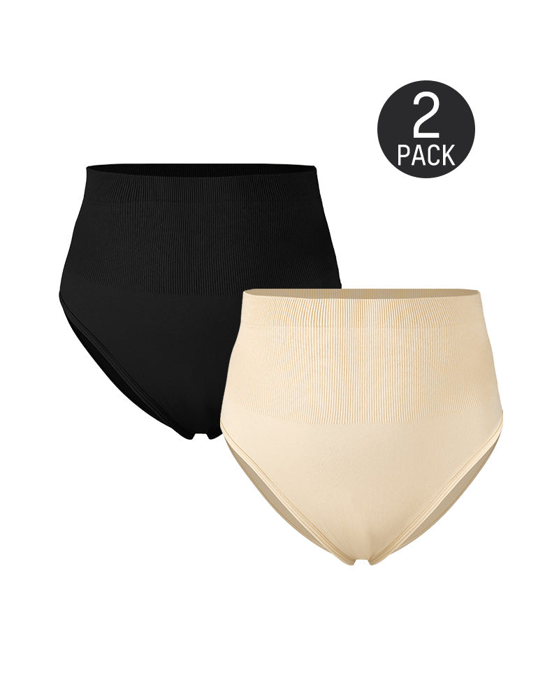 Culotte gainante taille moyenne (lot de 2) 