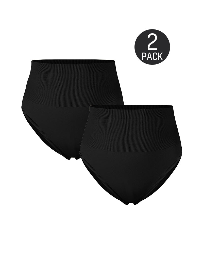 Culotte gainante taille moyenne (lot de 2) 