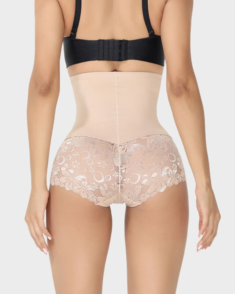 Ultra High Waist Lace Shaping Brief