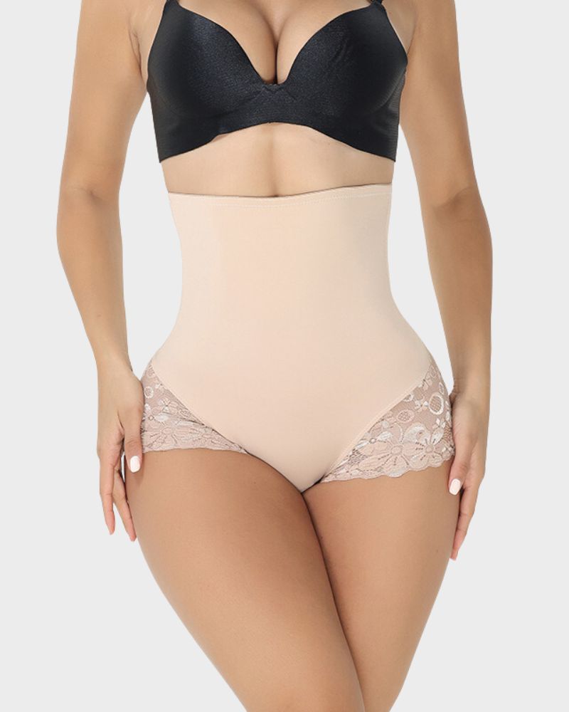 Culotte gainante taille ultra haute en dentelle SheCurve®