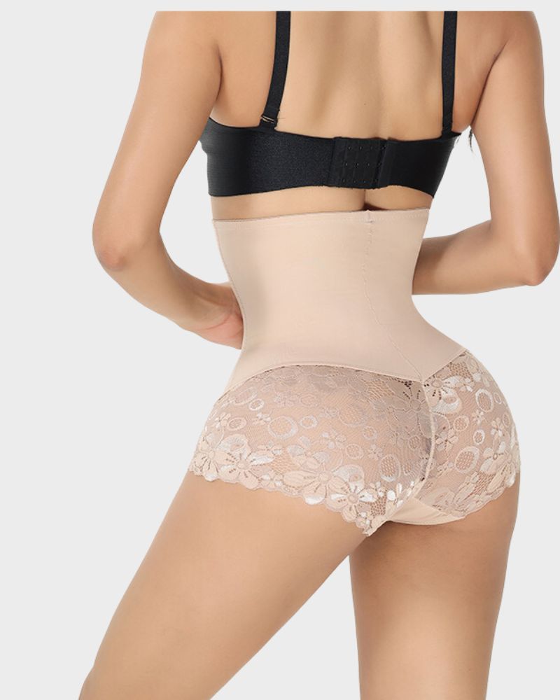 Ultra High Waist Lace Shaping Brief