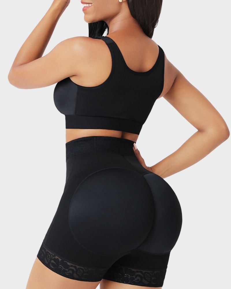 SheShape® High-Waisted Boned Shaping Shorts