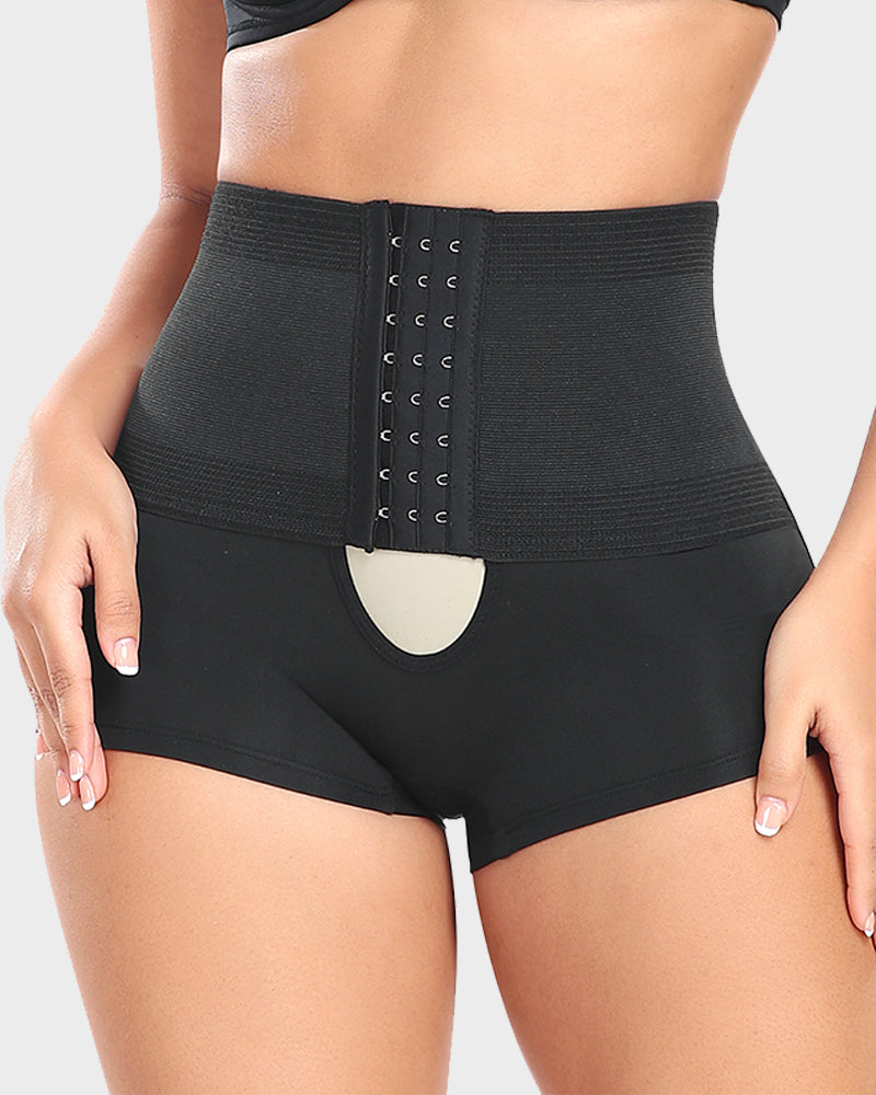 High Waist Tummy Control Shaping Boyshort Panty