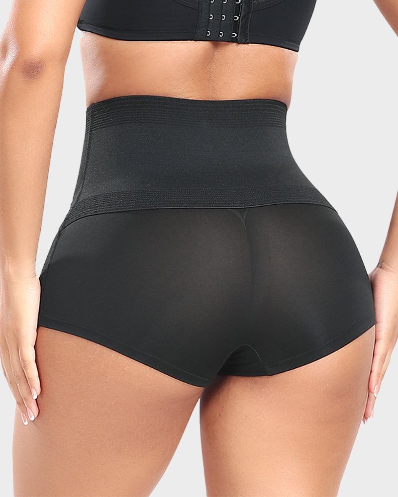 High Waist Tummy Control Shaping Boyshort Panty