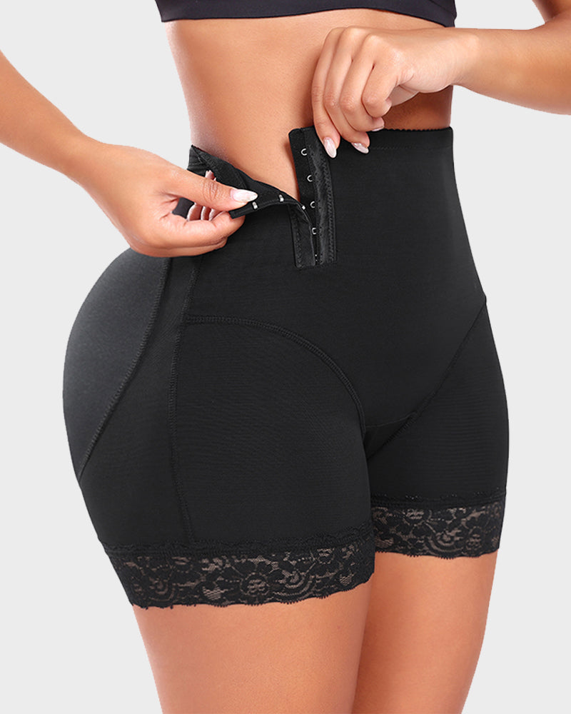 Pantalones cortos moldeadores de cintura alta con realce de glúteos y control de abdomen SheCurve®