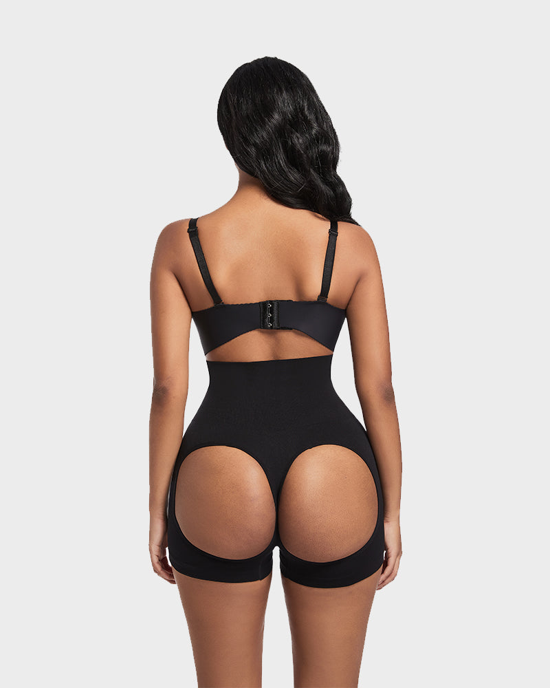 Short taille haute ajouré à effet liftant pour les fesses SheCurve®