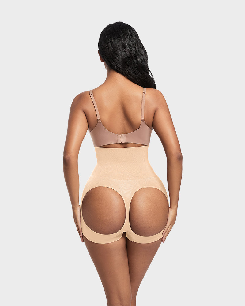 Short taille haute ajouré à effet liftant pour les fesses SheCurve®