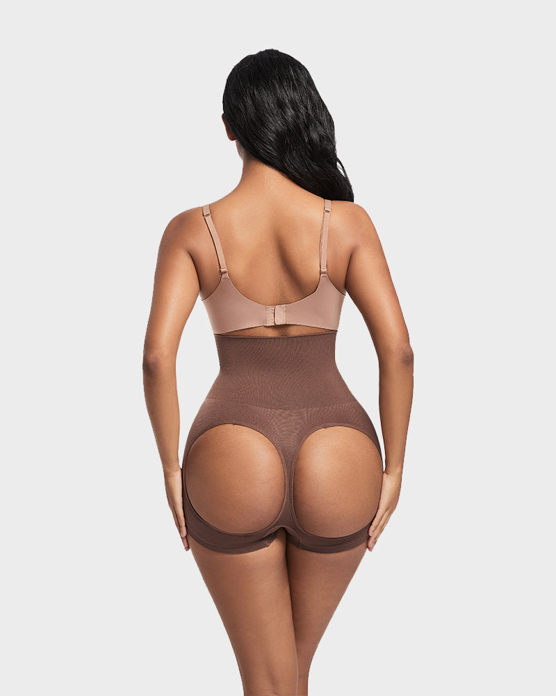 Short taille haute ajouré à effet liftant pour les fesses SheCurve®