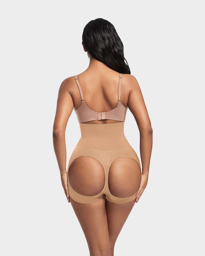 Short taille haute ajouré à effet liftant pour les fesses SheCurve®