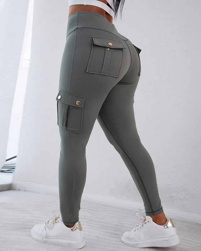 SheShape® Pocket Design Butt Lifting Active Leggings