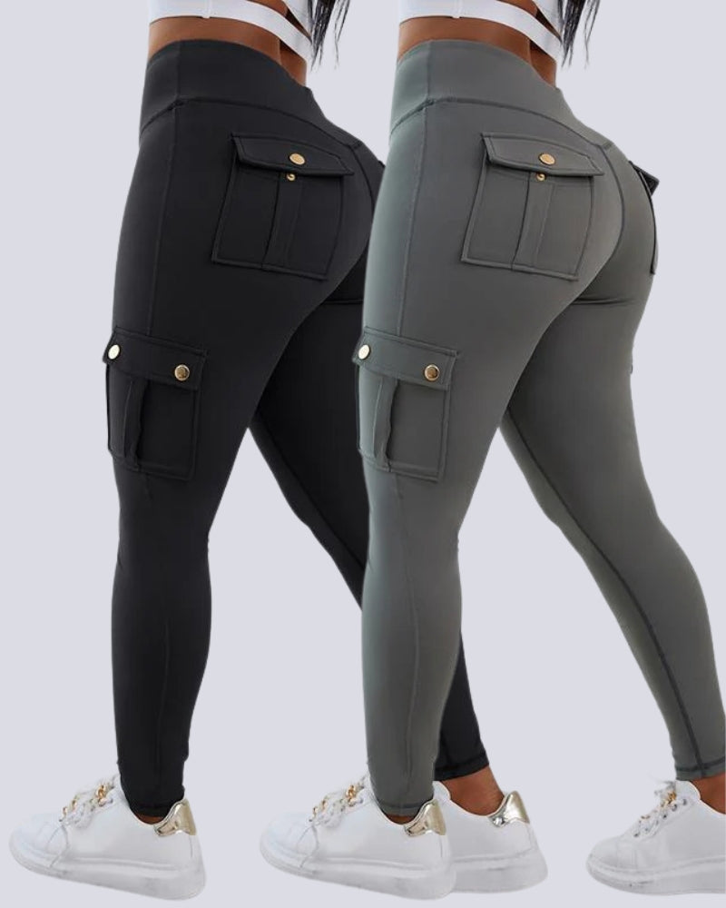 SheShape® Pocket Design Butt Lifting Active Leggings